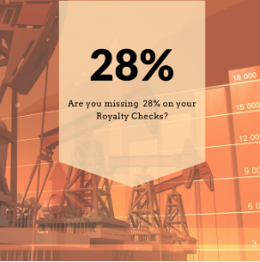28 percent miss their royalty checks.